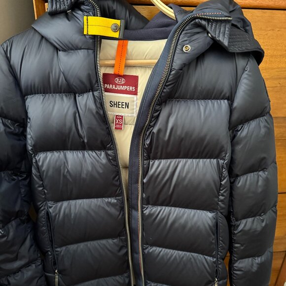 NWOT: Parajumper Sheen Deep Blue Puffer - XS - Picture 5 of 16